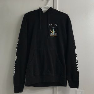 Men’s Medium Black Chasin Tail Salty Crew Hoodie